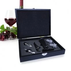 BarProducts.com Bartending Bar Sets Wine Accessory Set - Onyx - 6 Piece