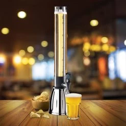 BarProducts.com Beer Tower - 3 Quart - Stainless Steel