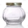 BarProducts.com Craft Bottles And Jars Faceted Round Glass Jar W/ Lid - 8 Oz 2 BarProducts.com Craft Bottles And Jars Faceted Round Glass Jar W/ Lid - 8 Oz