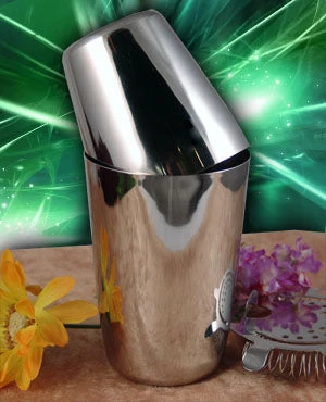 8oz-stainless-shaker-capped.jpg BarProducts.com Cocktail Shaker Tin - Stainless Steel - 8 Ounce