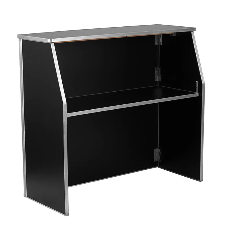 BAR-48-BK-BPC.jpg BarProducts.com Portable Bar - Black Laminate - 4 FT. SPECIAL COLLECTIONS