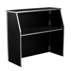 BarProducts.com Portable Bar - Black Marble Laminate - 4 FT.