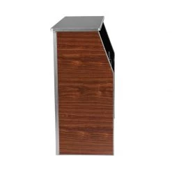 BarProducts.com Portable Bar - Walnut Laminate - 4 FT. 4 BarProducts.com Portable Bar - Walnut Laminate - 4 FT.