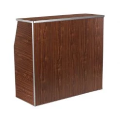 BarProducts.com Portable Bar - Walnut Laminate - 4 FT. 5 BarProducts.com Portable Bar - Walnut Laminate - 4 FT.
