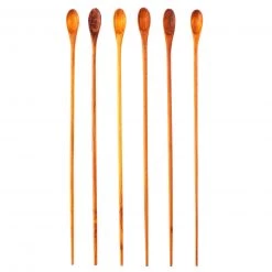 BarProducts.com Bali Teak Stirring Spoons - 6 Pack SPECIAL COLLECTIONS