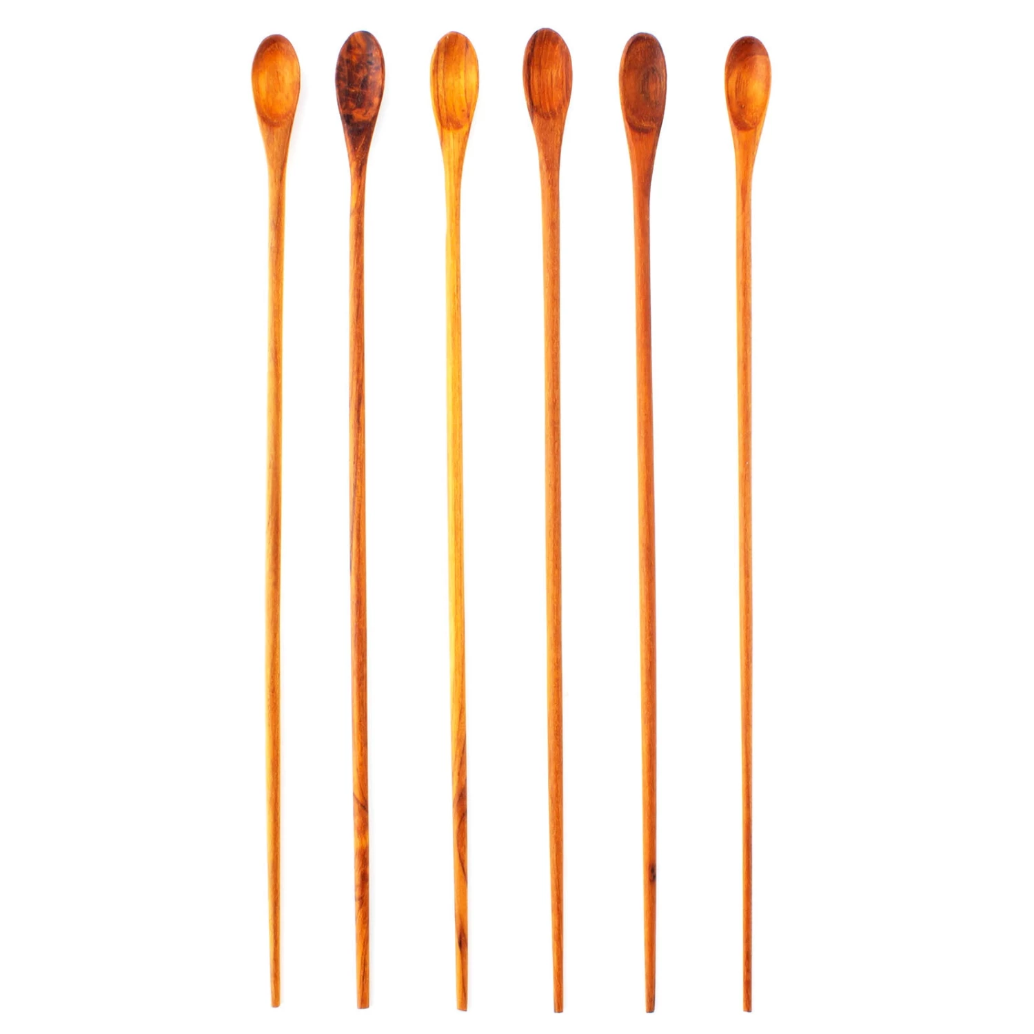 Bali-Teak-Stiring-Spoons-clean.jpg BarProducts.com Bali Teak Stirring Spoons - 6 Pack SPECIAL COLLECTIONS