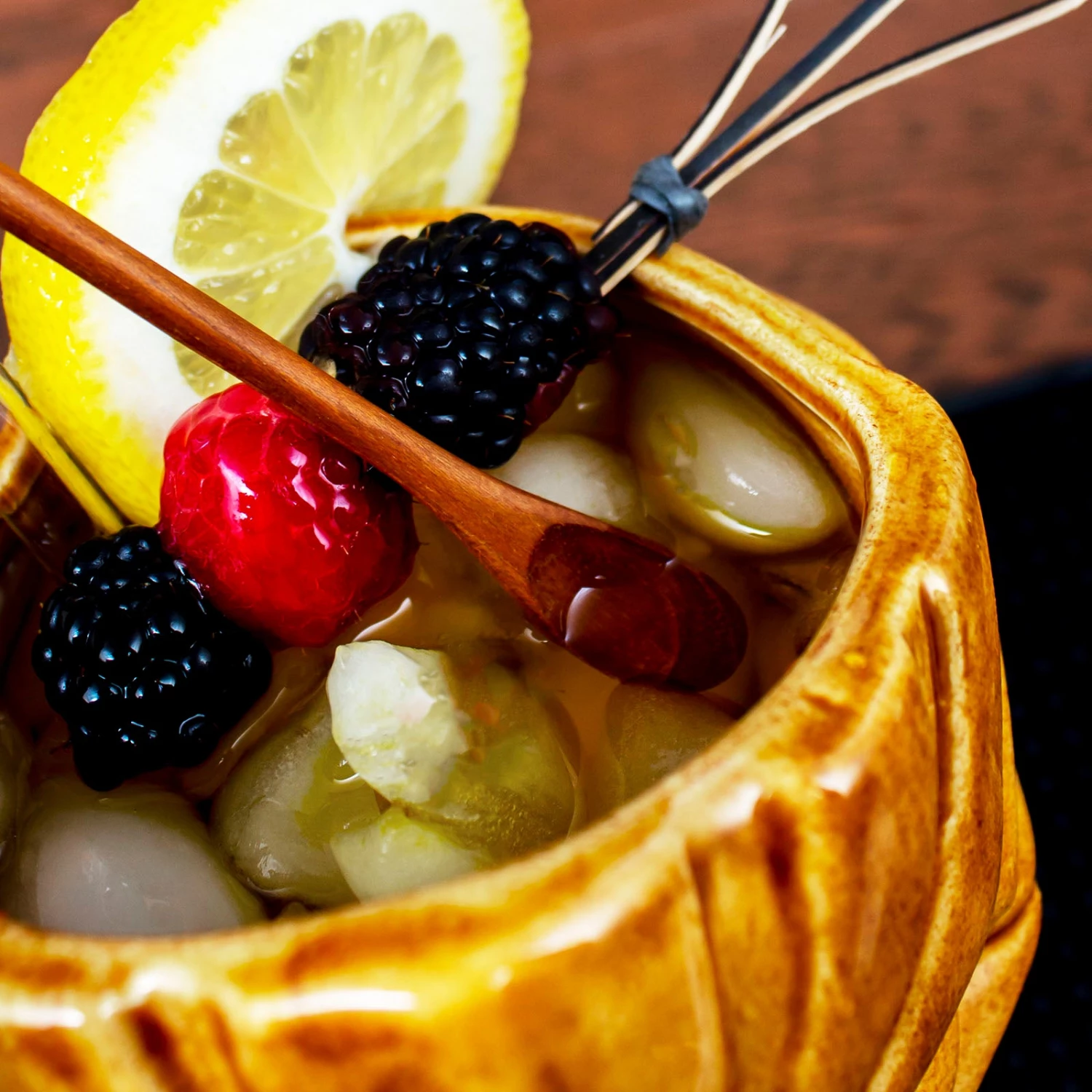 Bali-Teak-Stiring-Spoons-scene2.jpg BarProducts.com Bali Teak Stirring Spoons - 6 Pack SPECIAL COLLECTIONS