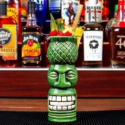 BarProducts.com BarConic® Tiki Drinkware - Pineapple Head - 20 Ounce SPECIAL COLLECTIONS