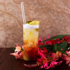 BarProducts.com BarConic® Collins Glass - Gold Geometric Pattern - 9.5 Ounce SPECIAL COLLECTIONS