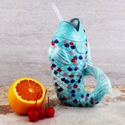 BarProducts.com BarConic® Tiki Drinkware - Rainbow Fish - 18 Ounce SPECIAL COLLECTIONS
