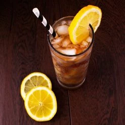 BarProducts.com BarConic® Collins Glass - Silver Floral Pattern - 9.5 Ounce