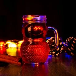 BarProducts.com BarConic® Snowman Mason Jar - 4 Ounce SPECIAL COLLECTIONS