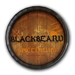 BarProducts.com BAR DECOR Blackbeard Barrel Top Tavern Sign