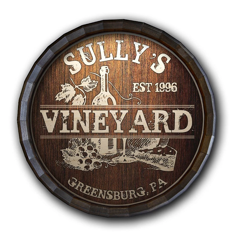 BarrelTop-StraightFlatView_0035_LG-BT-KC-BARR-SIGN-VINE.jpg BarProducts Handcrafted Custom Wood Barrel Top Sign – Vineyard