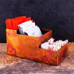 BarProducts.com SPECIAL COLLECTIONS 4 Compartment Caddy - Antique Copper