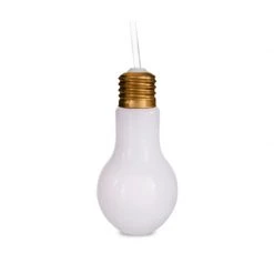 BarProducts.com LED Light Bulb Cup With Lid And Straw - 16 Oz SPECIAL COLLECTIONS