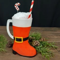BarProducts.com Santa Claus Boot Mug - Plastic - 10 Oz SPECIAL COLLECTIONS