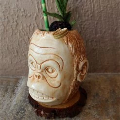 BarProducts.com BarConic® Tiki Mug - Monkey Head - 16 Oz