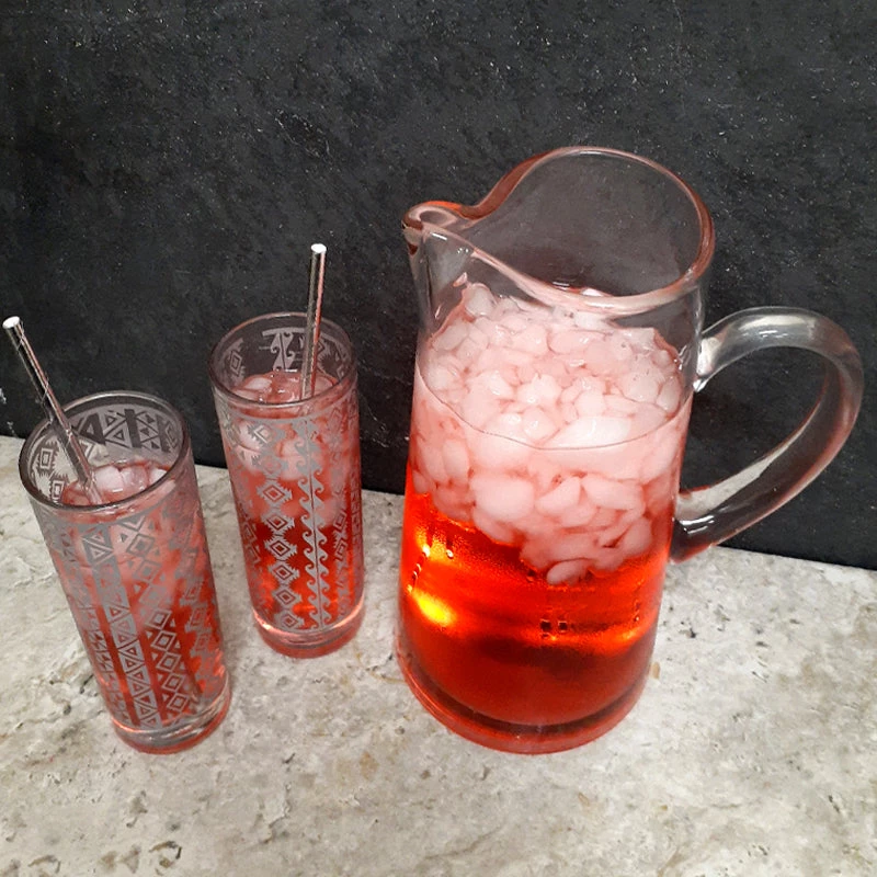 GW-70OZ-PIT-BPC-Rollover.jpg BarProducts.com SPECIAL COLLECTIONS Artisan Glass Pitcher - 70 Oz.