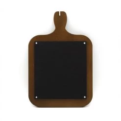 BarProducts.com WOOD PLAQUE MENU - CUTTING BOARD SHAPED CHALKBOARD - STAIN SPECIAL COLLECTIONS