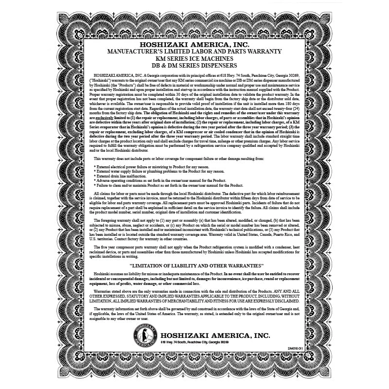 ICE-KM231-BPC-2.jpg BarProducts.com Hoshizaki Air Cooled 80 Lb. Storage Crescent Cube Ice Maker With Bin SPECIAL COLLECTIONS