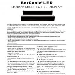 BarProducts.com BAR DECOR BarConic® LED Liquor Bottle Display Shelf - 4 Steps - Polished Mirrored Metal - Several Lengths