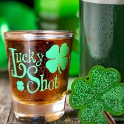 BarProducts.com BarConic® 1.75 Oz Shot Glass - Lucky Shot