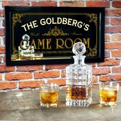 BarProducts.com Customizable Framed Mirror - Game Room 3 BarProducts.com Customizable Framed Mirror - Game Room