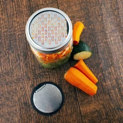 BarProducts.com SPECIAL COLLECTIONS Microplane® Jar Lid Grater Set - Fine & Ribbon