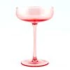 BarProducts.com Mid Century Champagne Coupe - Blush - 8 Ounce SPECIAL COLLECTIONS