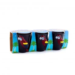 BarProducts.com Plastic Parrot Luau Shot Glasses - Set Of 3 SPECIAL COLLECTIONS