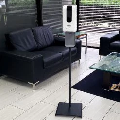 BarProducts.com Clean Freak - Hands Free Sanitizer Dispenser Stand - Plus Sanitizer