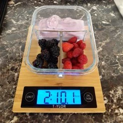 BarProducts.com Digital Kitchen Scale - Bamboo