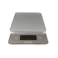 BarProducts.com SPECIAL COLLECTIONS DIGITAL KITCHEN SCALE - SILVER GLASS