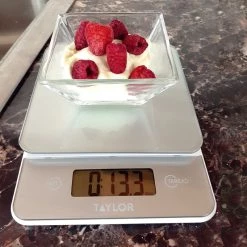 BarProducts.com SPECIAL COLLECTIONS DIGITAL KITCHEN SCALE - SILVER GLASS