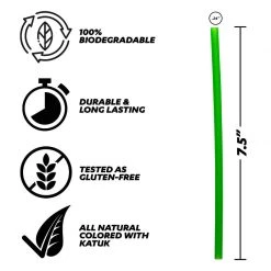 BarProducts.com Pasta Straws - Gluten-Free - 7.5