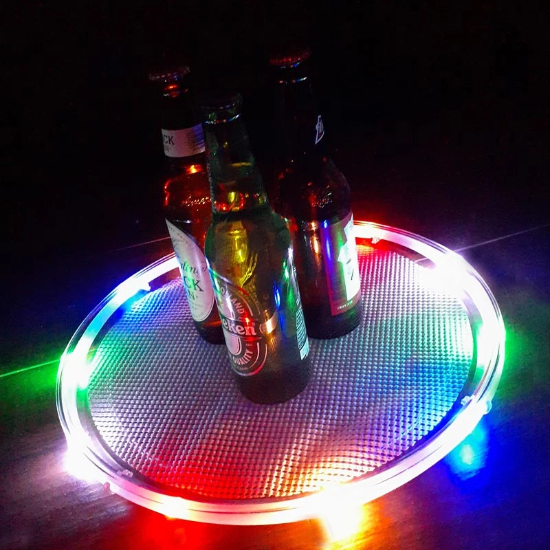 TR-LED-BPC-Rollover.jpg BarProducts.com SPECIAL COLLECTIONS LED Serving Tray - 14"