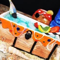 BarProducts.com BarConic Tiki Drinkware - Treasure Chest - 26 Ounce