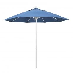 BarProducts.com SPECIAL COLLECTIONS California Umbrella 9' Pole Push Lift SUNBRELLA With White Aluminum Pole - Color Options 9 BarProducts.com SPECIAL COLLECTIONS California Umbrella 9' Pole Push Lift SUNBRELLA With White Aluminum Pole - Color Options