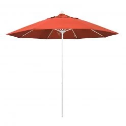 BarProducts.com SPECIAL COLLECTIONS California Umbrella 9' Pole Push Lift SUNBRELLA With White Aluminum Pole - Color Options 10 BarProducts.com SPECIAL COLLECTIONS California Umbrella 9' Pole Push Lift SUNBRELLA With White Aluminum Pole - Color Options