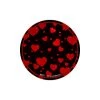 BarProducts.com Hearts Foam Kolorcoat™ Coaster - 4 Inch Round