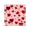 BarProducts.com HEARTS THEMED FOAM COASTERS - 3.5 INCH SQUARE SPECIAL COLLECTIONS