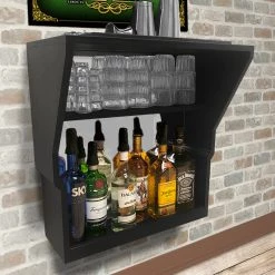 BarProducts Handcrafted WalBAR™ 3 Piece - CUSTOMIZABLE - 24 Inch - Poker Design SPECIAL COLLECTIONS 5 BarProducts Handcrafted WalBAR™ 3 Piece - CUSTOMIZABLE - 24 Inch - Poker Design SPECIAL COLLECTIONS