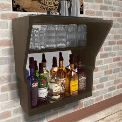 BarProducts Handcrafted SPECIAL COLLECTIONS WalBAR™ 3 Piece - CUSTOMIZABLE - 24 Inch - Distillery Design