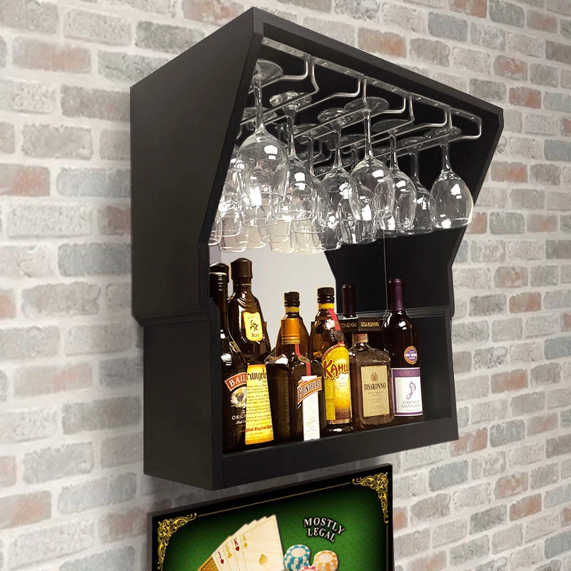 WALBAR_TOP_BLACK_IMG_1687_3_800px.jpg BarProducts Handcrafted WalBAR™ 3 Piece - CUSTOMIZABLE - 24 Inch - Poker Design SPECIAL COLLECTIONS