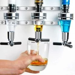 BarProducts.com Wall Mounted Liquor Dispenser - 4 Bottle SPECIAL COLLECTIONS