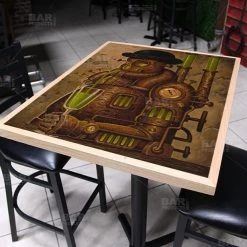 BarProducts.com Absenth 24" X 30" Wooden Table Top - Two Types Available Featured Artists