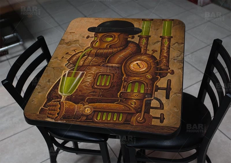 absenth-24x30-wooden-table-top-with-featured-artist-pooch-bpc-800_2.jpg BarProducts.com Absenth 24" X 30" Wooden Table Top - Two Types Available Featured Artists