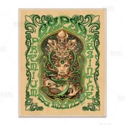 BarProducts.com Absinthe 24" X 30" Wooden Table Top - Two Types Available Featured Artists 4 BarProducts.com Absinthe 24