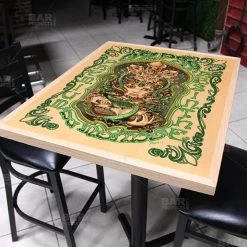 BarProducts.com Absinthe 24" X 30" Wooden Table Top - Two Types Available Featured Artists